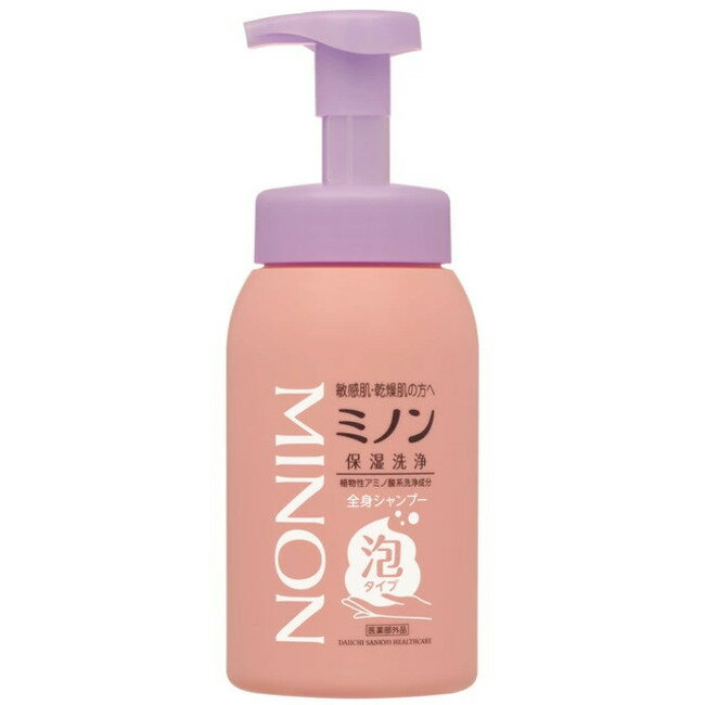 Rakuten - 第一三共ヘルスケア ミノン 全身シャンプー泡タイプ ボトル 本体 500ml 4987107622488 -so
