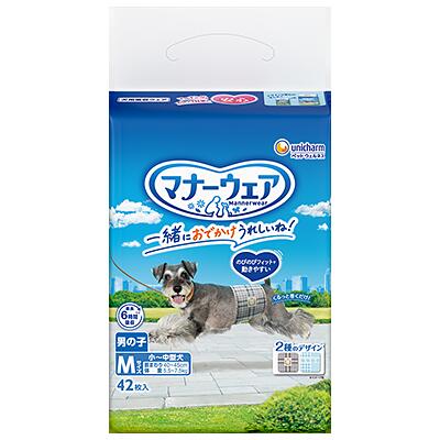 マナーウェア 男の子用 小～中型犬用 Mサイズ 42枚 4520699676226 -mo