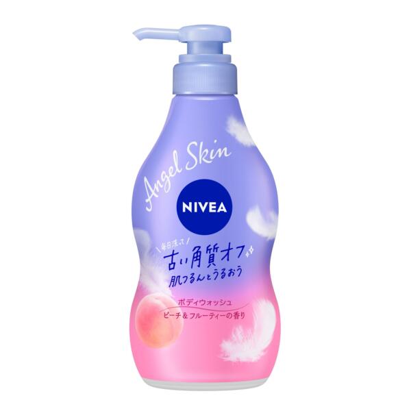 Rakuten - 花王 ニベア エンジェルスキン ボディウォッシュ ピーチ＆フルーティーの香り ポンプ 480ml 4901301361714 -sa