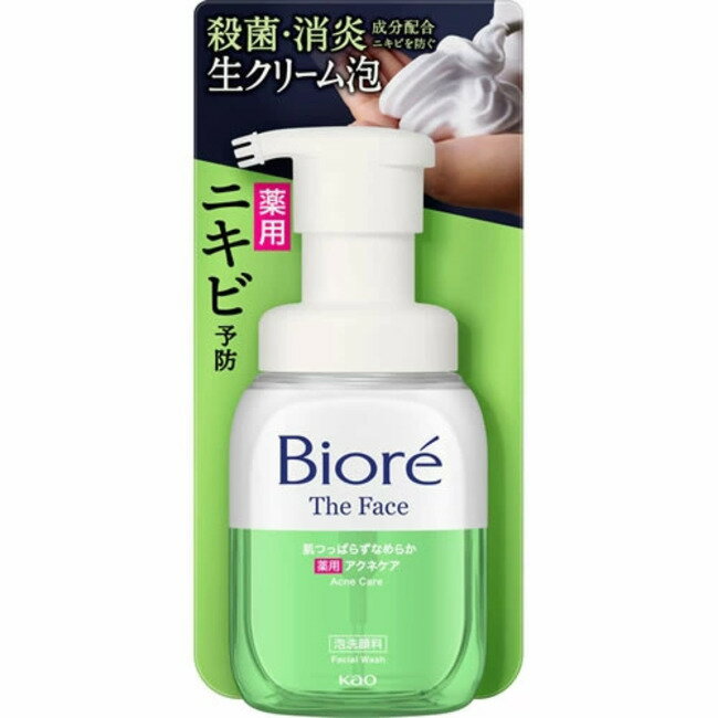 Rakuten - 花王 ビオレ ザフェイス 泡洗顔料 アクネケア 本体 200ml 4901301408396 -e