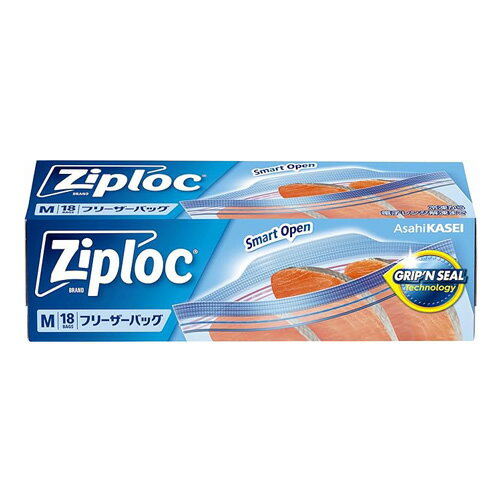 旭化成ホームプロダクツ ジップロック フリーザーバッグ M 18枚入 4901670116151 -ku