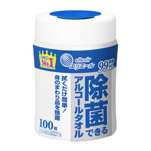 大王製紙 エリエール除菌できるアルコールタオル本体100枚 4902011731118