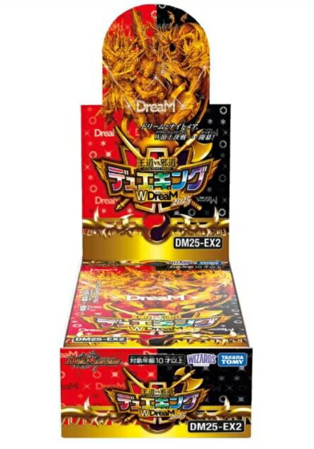 乐天商城 - デュエル・マスターズ TCG DM25-EX2 王道vs邪道 デュエキングWDreaM 2025 box 4904810952770 -chi