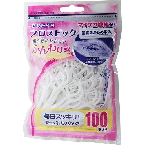 デンタルプロ フレッシュ フロスピック 100本