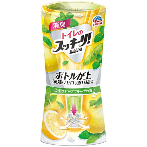 アース製薬 トイレのスッキーリ! Sukki-ri! ミントグレープフルーツの香り 400ml 4901080623218 -hi 消臭芳香剤 トイレ用