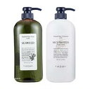 ルベル セットルベル ナチュラルヘアソープ ウィズ SW (シーウィード 720ml) & ナチュラル ヘアトリートメント ウィズ RP (ライスプロテイン 720g)