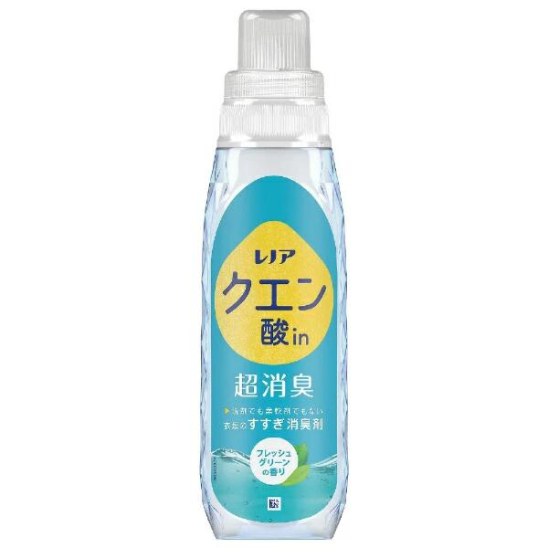 P&G｜ピーアンドジー Lenor（レノア）クエン酸in超消臭 本体 430mL フレッシュグリーンの香り 4987176122193のサムネイル