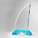 24*14*6cm クリスタルトロフィー オリジナルトロフィー 透明度 仕上がり 年配 記念 企業 大切な方 団体 年間表彰 イベント用 イメージキャラクター ...