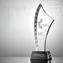 28*9.5cm クリスタルトロフィー オリジナルトロフィー 透明度 仕上がり 年配 記念 企業 大切な方 団体 年間表彰 イベント用 イメージキャラクター イ...