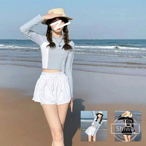 【送料無料】水泳服 ママ フィットネス水着 おしゃれ 体型カバー レディース 2点セット 水着 【送料無料】水泳服 ママ フィットネス水着 おしゃれ 体型カバー レディース 2点セット 水着