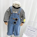 【送料無料】ト ジーンズ 男の子 女の子 秋 冬 春 ジュニア 80cm 90cm 100cm 110cm 120cm 130cm 140cm 調整可能 ポケッ...