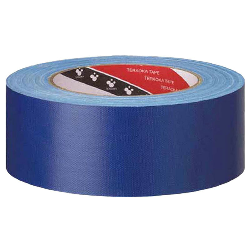 寺岡 オリーブテープ NO.145 青（50mm×25m）（単品） 布粘着テープ