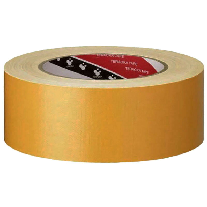 寺岡 オリーブテープ NO.145 オレンジ（60mm×25m）（1ケース 30巻入り） 布粘着テープ