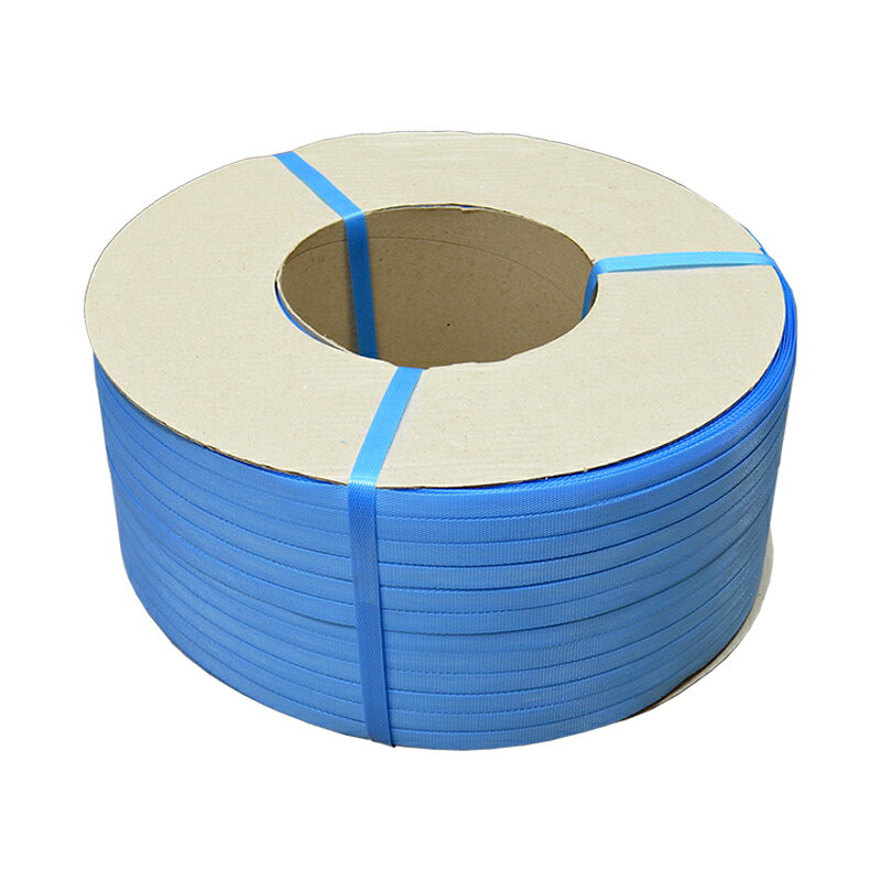 PPバンド ツカサ ワールドバンド LB-12（12mm幅X3000m巻）単品 ブルー（青）梱包機用