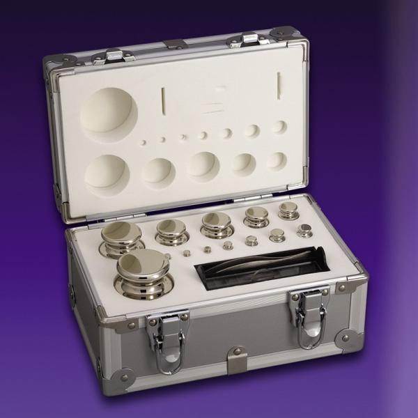 新光電子 ViBRA セット分銅（M1CSO-2KAJ：2kgセット［1g〜1kg］）JISマーク付 OIML型円筒分銅（非磁性ステンレス）M1級（2級）分銅