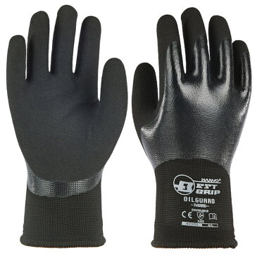 BESTGRIP NKX970 ベストグリップ サーモギアモデル オイルガードサーモ 【1双入り】 手の甲まで暖かく、耐油性に優れ油を扱う作業に最適! 防寒手袋 ニトリル手袋 耐油手袋 rev