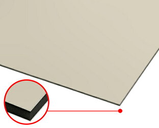【楽天市場】アルミ複合板カラーエースステンカラー（両面つや有）3mm 910×1820mm 3カットまで無料 C290FF 業務用：資材屋