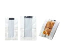 レシピ柄耐油耐水紙(フェネット袋) No.91 100(60)×175+18mm 100枚(Y000996)