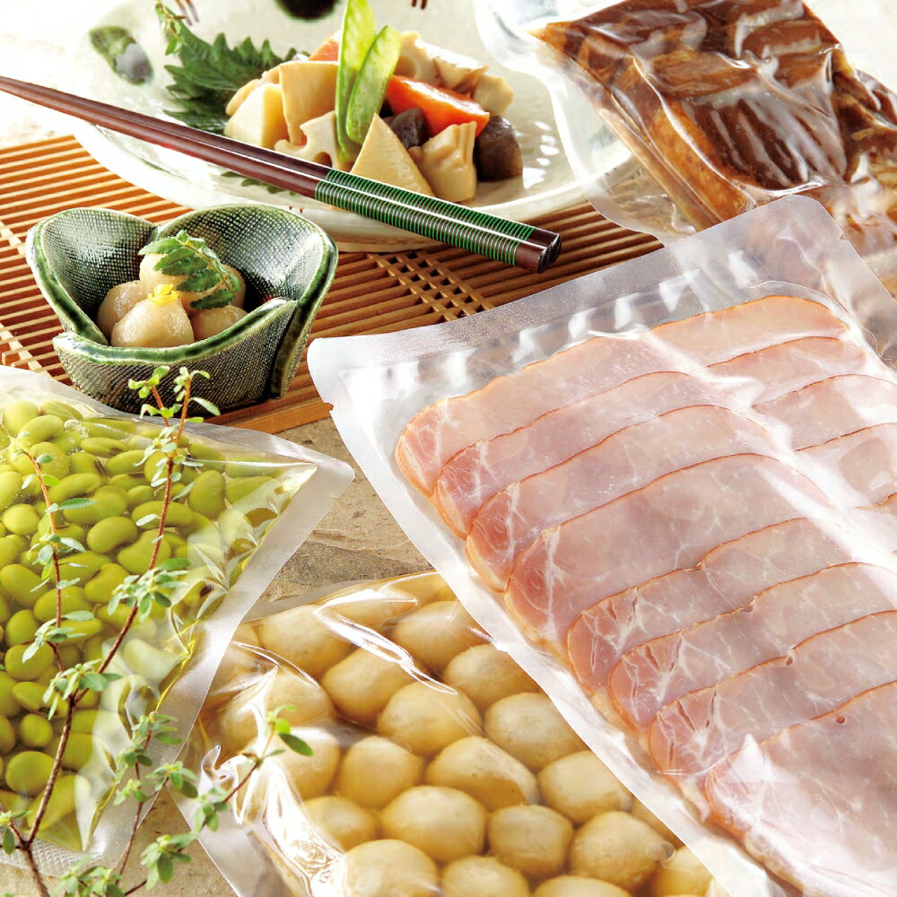 明和産商 三方袋 BB-1530 H 150mm×300mm 2000枚×1ケース / 095-358 BBタイプ 真空包装 バリアー性 冷凍 コーナーカット ノッチ付