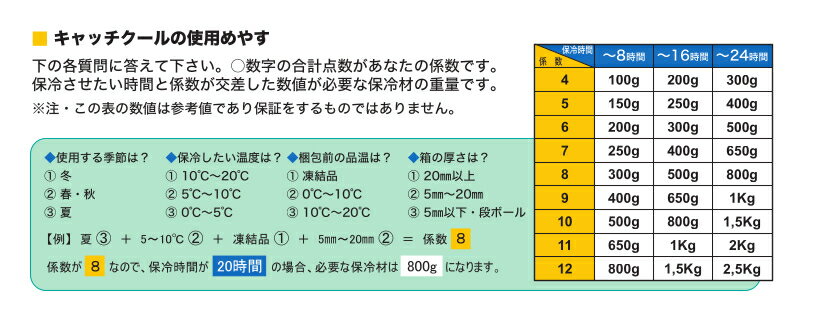 保冷剤 ( 畜冷剤 ) キャッチクール(CH-70) 70×130mm 70g　2ケース(140個入×2ケース)(TC)＜法人宛限定＞