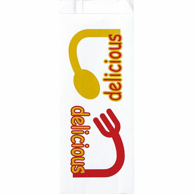 大阪ポリエチレン販売 スナック袋A柄（耐油耐水紙）　大《入り数：1袋(100枚)》（Y001205）