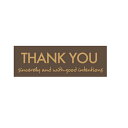 プチリュバン ロールシール Thank you《入り数:1袋(500枚)》(Y000291)