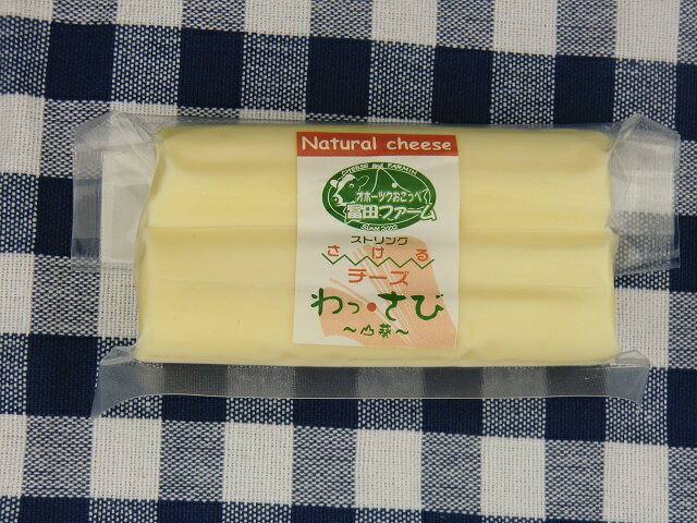 北海道 チーズ さけるチーズ(山わさび)100g【A1507】沖縄・離島は注文は受け付けておりません 産直品の為、同梱・代引き不可 ほっかいどう チ−ズ cheese