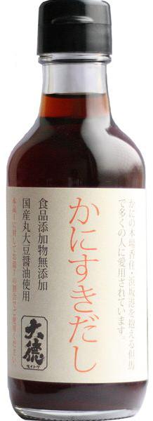 大徳醤油 かにすきだし 200ml