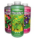 水耕栽培の液体肥料 GH Flora フローラ 946ml お得な3本セット 液体肥料 Hydroponic Nutrients