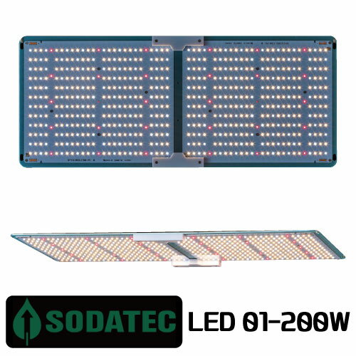 植物育成LED 植物育成ライト led 植物育成ledライト Sdatek LED-01 200W 超薄型 Grow LED Lighting 送料無料