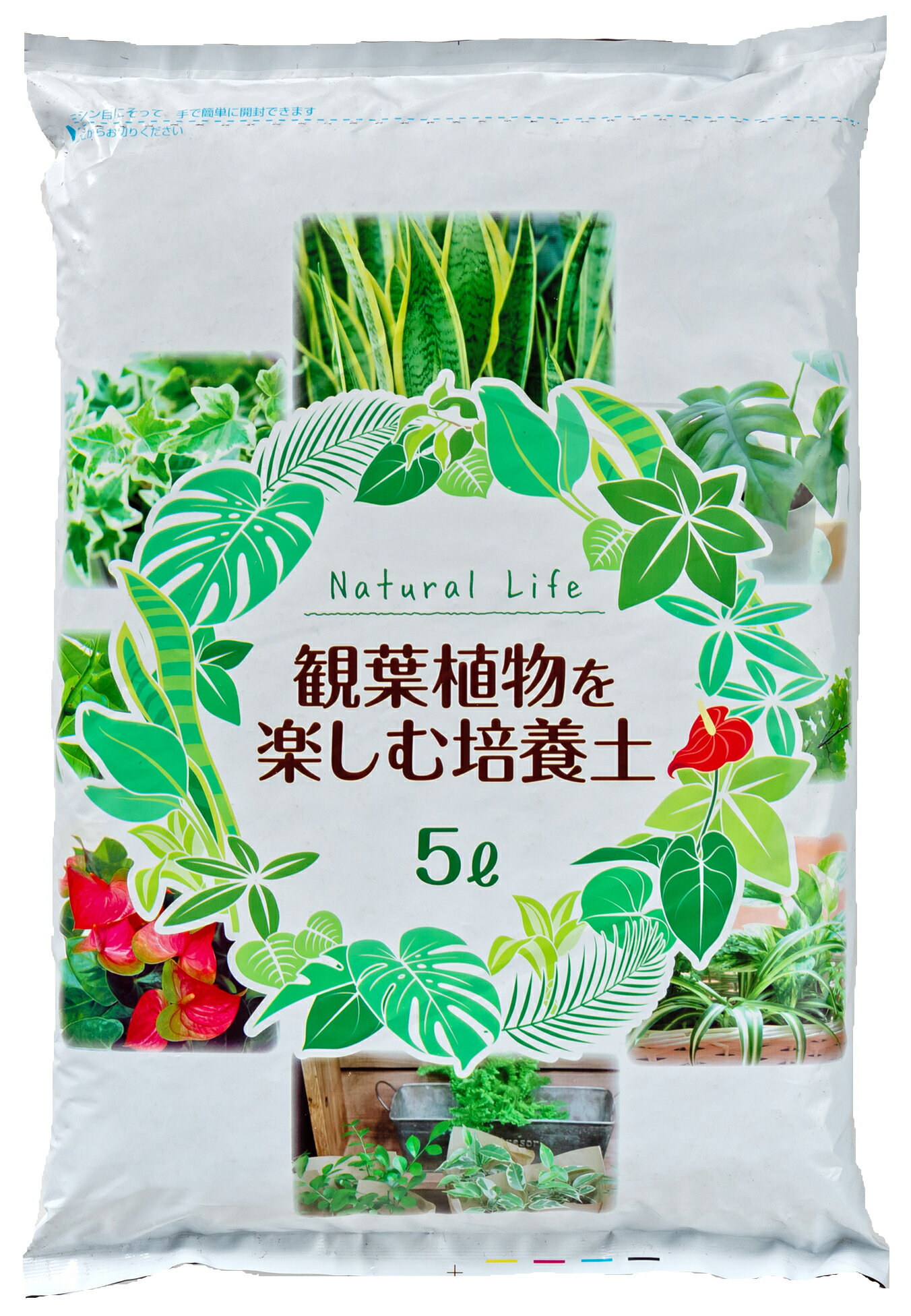 自然応用科学 観葉植物を楽しむ培養土 5L