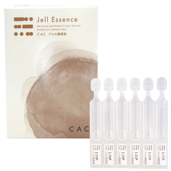 【1個ご購入ごとに6本プレゼント】CAC ジェル美容液（1.2ml×6本×10袋）【CAC】〇 shizenkan-genki-10035614 お〜がにっくしぜんかん パッケージ画像