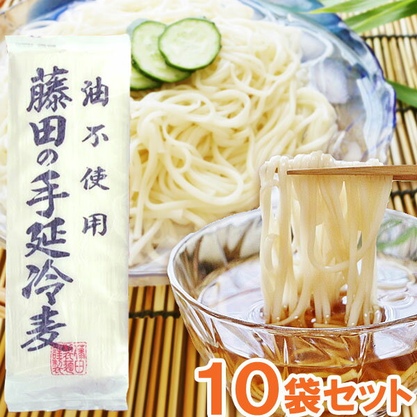 藤田の手延冷麦（200g）【10袋セット