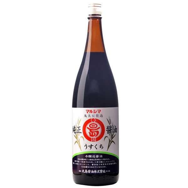 純正醤油（淡口）（1.8L）ビン【純正食品マルシマ】