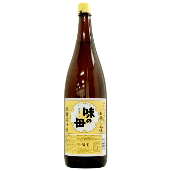 様々なお料理で「みりん少々」、「お酒少々」を使う時「味の母」これ一本でお役に立ちます。味の母は「醸造によるソフトな香り」と「みりんのコクのある旨み」が微妙にとけあって、材料の持ち味を一段と向上させます。米と米こうじを原料として日本酒の基（もろみ）を醸造して食塩を加えた、アルコール分を10％以上含む醗酵調味料です。焼物、煮物、そばつゆなどに是非お試しください。【味の母の料理例】【煮物】味の母：4、醤油：5味が早く浸透し、材料のもち味を生かします。煮崩れを防ぎ、味を浸み込ませるために最初の段階でお入れください。【魚（煮付け)】味の母：3、醤油：5魚特有のくさみが取れ、肉がしまります。【すき焼き】味の母：1、醤油：1味にコクが出て肉が柔らかくなります。【うどん・そば汁】味の母：2、醤油：5風味が出て味を一層ひきたてます。【一本で二役（みりん＋料理酒）の効果】米・米麹を原料として、日本酒の基となる「もろみ」を醸造して塩を加えた醗酵調味料です。みりんの旨みとお酒の風味を併せ持ち、熱に強い主成分を多く含むため、料理酒等の併用がなくても素材の持ち味を十二分に引き出し、風味・香味・旨み・照り・マスキングなどの調理効果を発揮します。甘味度は、お砂糖の1／3程度の甘さがあります。＊本品は酒税法上の酒類ではありません。商品詳細商品番号km4671原材料米（国産）、米こうじ、食塩内容量1.8l賞味期限製造日より1年販売元味の一醸造株式会社広告文責有限会社自然館 0957-22-8770【関連ワード】瓶,ビン,びん,調味料,味の母,あじのはは,あじの母,味のはは,みりん風,味醂風,味りん風,発酵調味料,味の一醸造株式会社