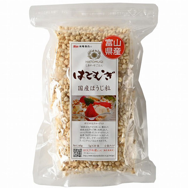 小袋タイプ 国産はとむぎほうじ粒(112g(7g×16袋))【太陽食品】