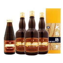 植物エキス醗酵飲料 スーパーオータカ（720ml）3本＋スーパーオータカ（180ml）1本のセット【大高酵素】【送料無料】□