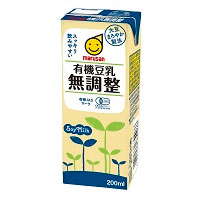 有機豆乳・無調整（200ml）【マルサ