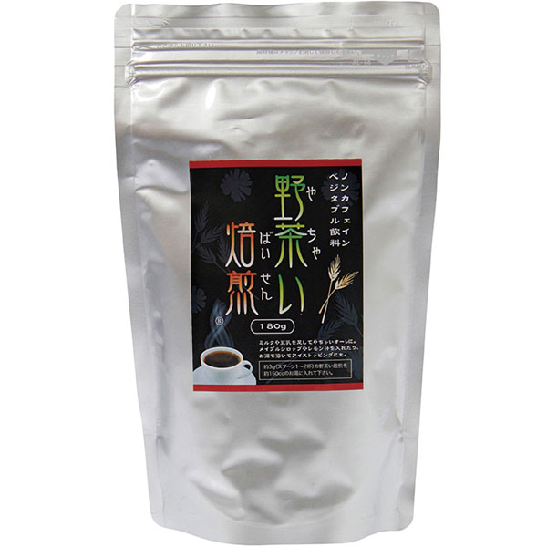 野茶い焙煎 （やちゃいばいせん）チコリーコーヒー 袋入り（180g）【KyotoNaturalFactory】