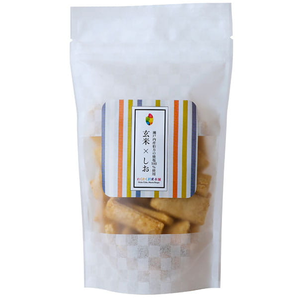 【2月新商品】玄米スナック（しお）（80g）【わくわくお米本舗】