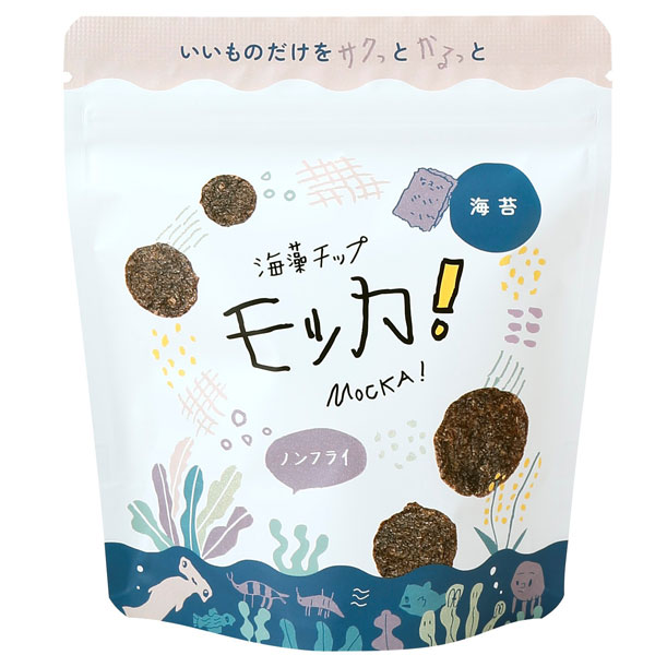 【2月新商品】海藻チップ モッカ！ 海苔味（35g（40〜50枚））【SEASON】