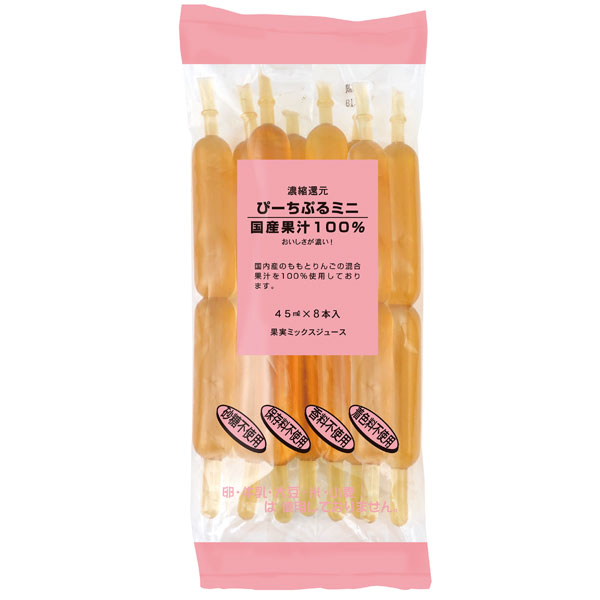 Peach - 【4月新商品】ぴーちぷるミニ（360ml（45ml×8本））【花田食品】□