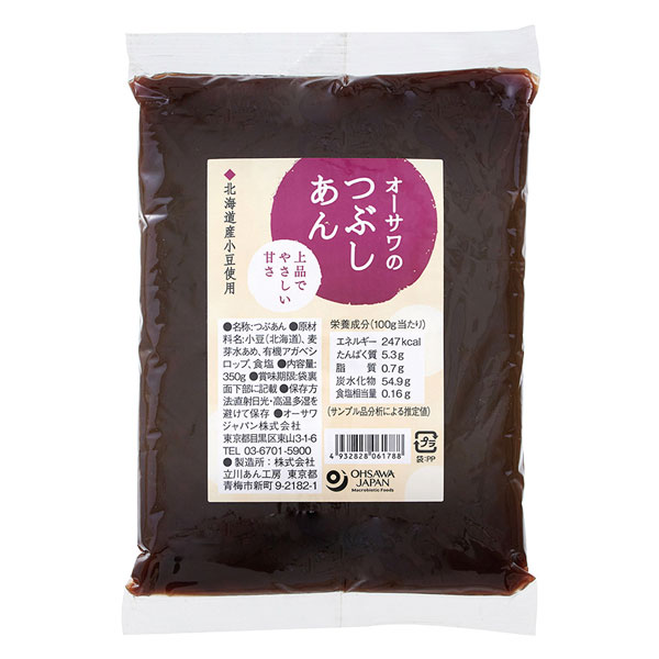 オーサワのつぶしあん（350g）【オーサワジャパン】