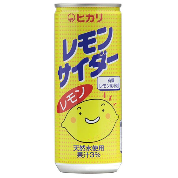 光食品 レモンサイダー（250ml）缶【ヒカリ】 1