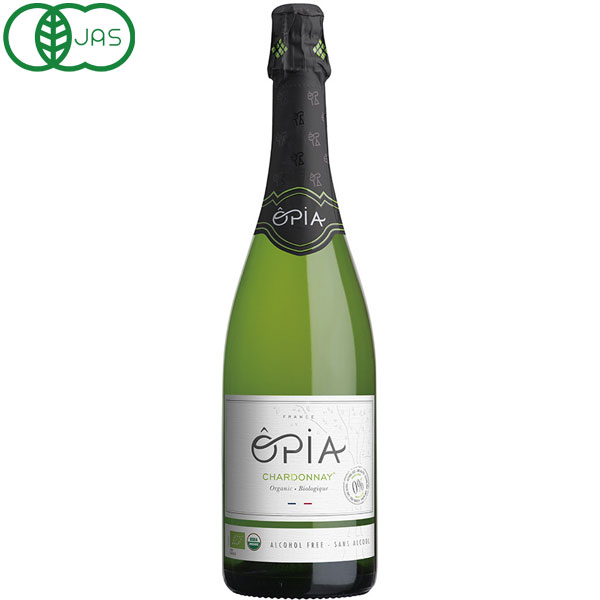 OPIA（オピア）シャルドネ・スパークリングオーガニック（ノンアルコール・ワインテイスト飲料） （750ml）