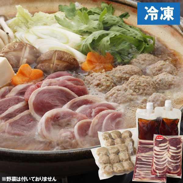 青森県産本鴨鍋セット大（約4～5人前）【ムソー】【直送につき代引・同梱不可】【ムソー冬の厳選ギフト】【ポイント5倍11月30日まで】