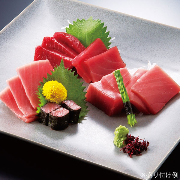 天然南まぐろ 中トロ付き赤身ブロック【直送につき代引・同梱不可】【冷凍便】【健康フーズのおせち】..