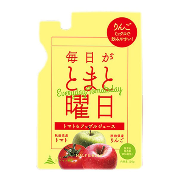 毎日がとまと曜日 トマト＆アップルジュース（150g）【ダイセン創農】 1