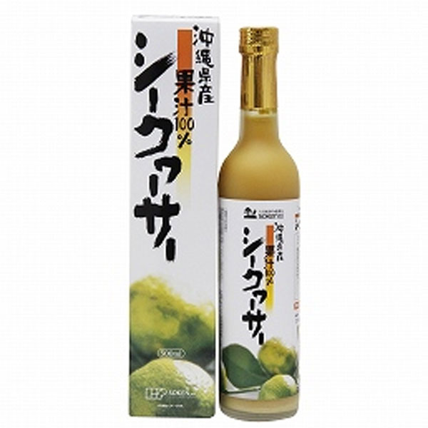 沖縄産シークワーサー（500ml）ビン【創健社】