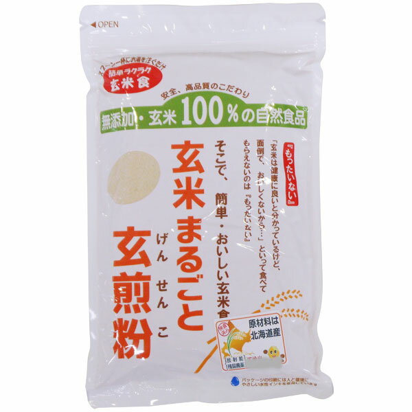 玄米まるごと玄煎粉（500g）【山川】